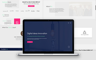 Website Design app artboard design minimal product service ui web