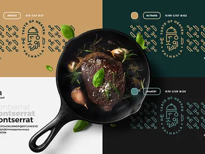 Valhalla Resaturant - Branding branding branding design logo logo maker logotype