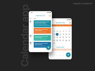 Calendar App in sketch adobe xd app brand calendar ui designer india ios mobile sketch ui ux website