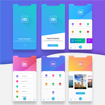 IOS maps App design adobe xd android app app design design ios app design iphone app design prototype ui ui ux design website design