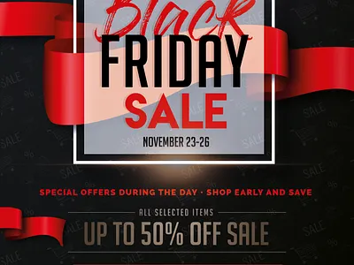 Black Friday Sale Flyer black friday black friday sale branding business design flyer promo promotion sale flyer