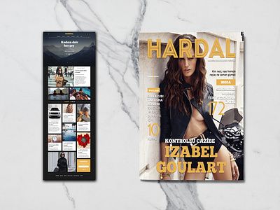 Hardal Magazine & Web Site and fashion hardal life lifestyle love magazine magazine cover magazine design makeup shopping travel ui uiux website website design woman