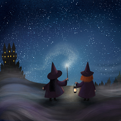 Magic is all around :) character characterdesign children book illustration childrens book childrens illustration flatdesign hello dribbble hello world hellodribbble illustarator illustration procreate