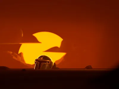 The Mandalorian 3d art c4d character cute art design disney mandalorian scene starwars zbrush