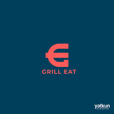 Grill Eat Logo illustration logoapp logodesign logodesigner logotype