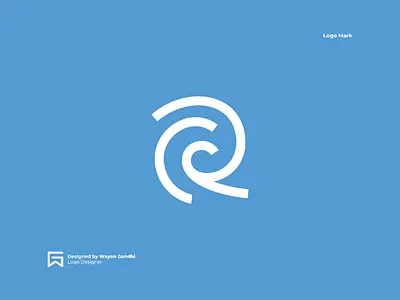 CR Monogram blue clever clever logo cr cr logo line logo logo awesome logo daily logo design logo line logo mark monogram simple simple logo wayan gandhi wgndhi