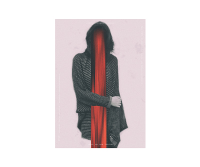 no. 048 noppera-bō black design female human illustration minimal minimalistic poster poster a day posterdesign postereveryday red simple typeface typography