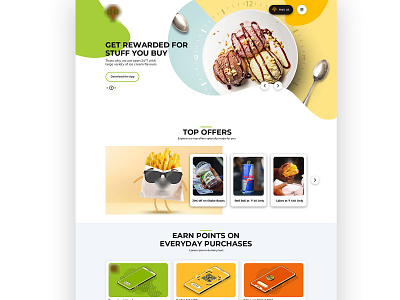 Convience Store Webdesign app convience store webdesign convience store webdesign dribbble illustration manish minimal ui ux vector