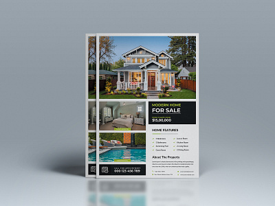 Real Estate Flyer flyer flyer design home sell poster professional flyer property flyer realtor flyer renovation flyer