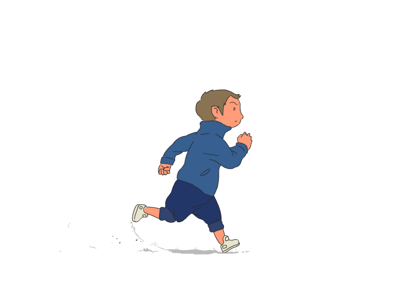 Tin Tin preschool animatecc run cycle walkcycle
