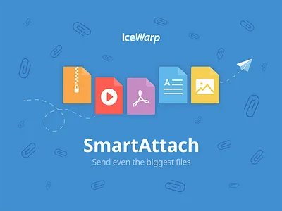 Smartattach attach attachment email file icon illustration illustrator pdf picture send smart socialmedia vector video zip