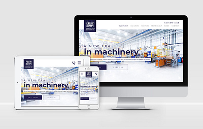 Web design for machinery manufacturer branding branding design creative direction design graphic design logo design moblie website responsive web design responsive website typography ui ui ux website design