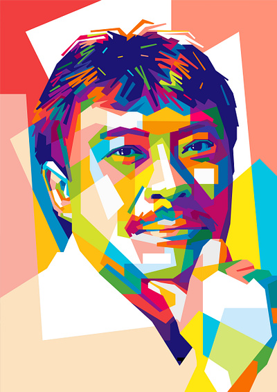 commission work abstract abstract art beautiful collage colorful design geometric illustration popart wpap