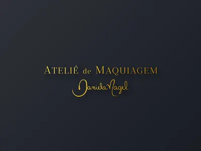 Brand Daniela Nagel branding design gold id identy layout logo type