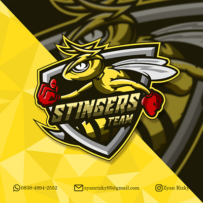 Hornets branding design esports logo gaming illustration jersey lettering logo mascotlogo vector