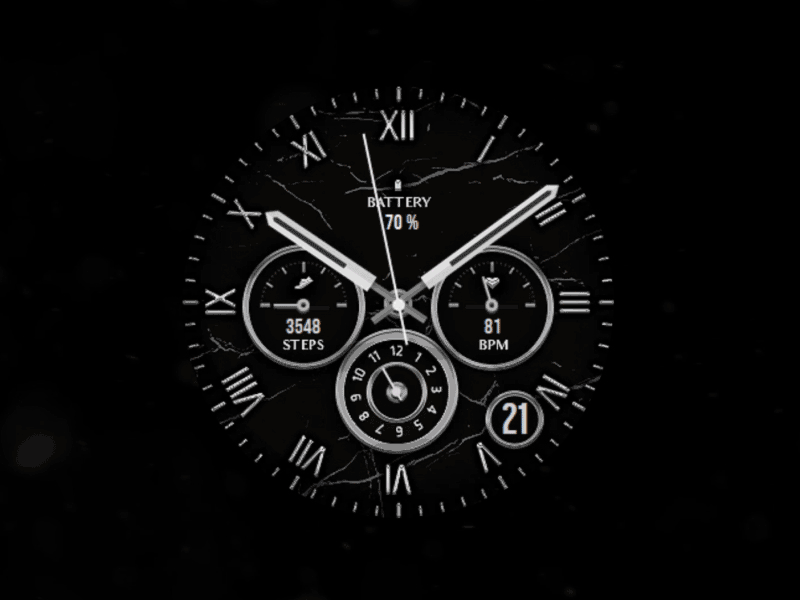 Elegant - Watch Face active classic design digital electronics galaxtwatch galaxy watch gears3 graphic design illustration samsung screen smart smartwatch tech technology watch watchface wearable wearable tech