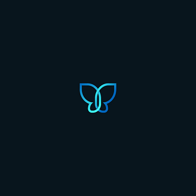 Butterfly Logo branding butterfly icon insect lineart logo modern nature simple tech tech logo vector