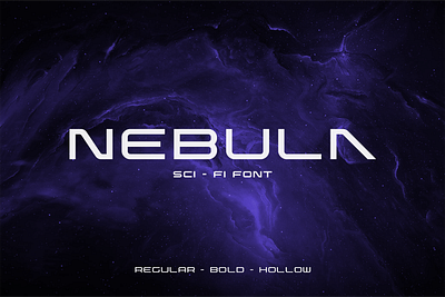 Nebula Sci-fi Font black bold display expanded font free freebie freebies sci fi scifi type typeface typo typogaphy