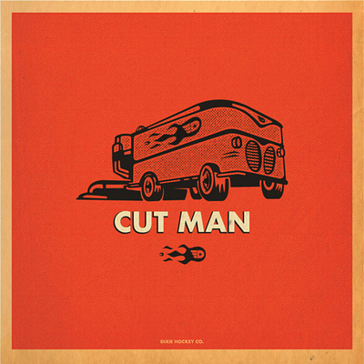 DIXIE HOCKEY CO. | CUT MAN apparel logo branding concept design graphic design hockey icon illustration logo logos
