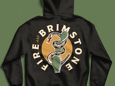 Snake & Cactus Hoodie cactus desert hoodie hoodie mockup hoodie mockup template merch merch design snake snake logo snake plant