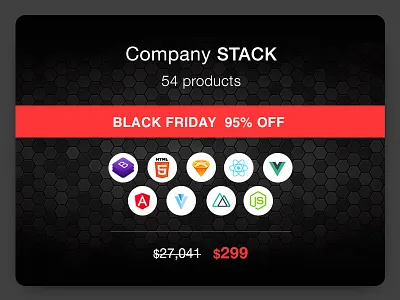 Black Friday 2019 black friday blackfriday gradients html materialdesign offer promotion promotions react sketch stack vue web development webdesign website design