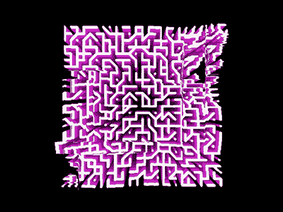 labyrinth abstract animation art font touchdesigner