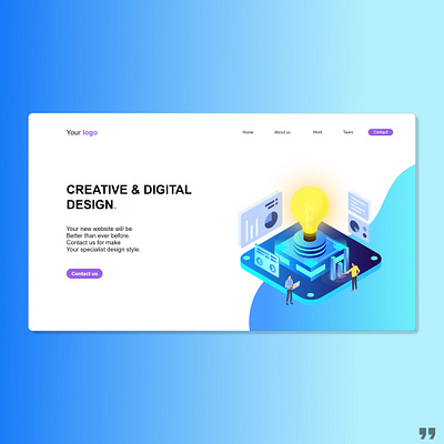 Marketing Agency /UI DESING/ CZ adobexd agency creative czech design digital graphic design landing marketing ui uidesign website