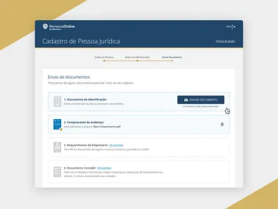 Docs Upload Page desktop ui upload user experience user interface ux