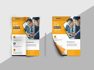 Corporate Flyer Design app branding brochure design illustrator logo marketing pool pooster poscard typography vector