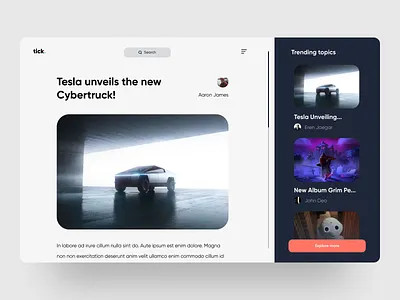 Blog Website app design figma figmadesign flat minimal ui ui design ux web design webdesign website