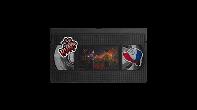 Stranger Things art design digitalart graphic graphicdesign graphics mockup poster design strangerthings vhs vintage