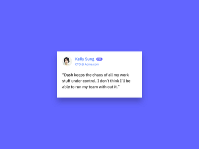 Day 39 - Testimonials dailyui dailyui039 testimonial