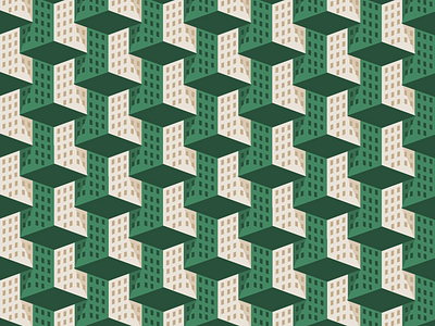 11 28 19 building city forest green isometric pattern patterns tan tile