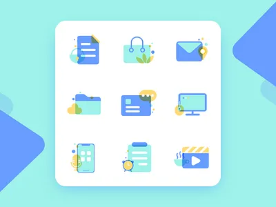 icon practice colorful design icon ui