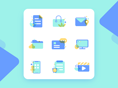 icon practice colorful design icon ui