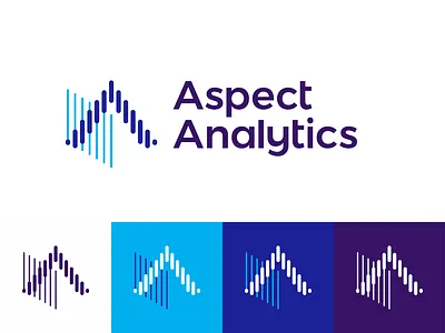 Aspect Analytics, logo design for biomedical IT tools 3d imaging imagery a app apps tools biomedical bioinformatics biomedical research creative data mining flat 2d geometric imaging mass spectrometry insights knowledge extraction it software developer letter mark monogram logo design machine learning medical medicine scan scanner scanning spectral data analysis spectral image processing tech technology vector icon mark symbol