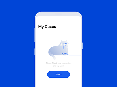 Connection Error cat connection empty error illustration ui wifi