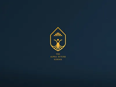 THE ALPHA FUTURE SCHOOL art direction branding design graphic art icon identity identity design logo print school typography vector visual identity
