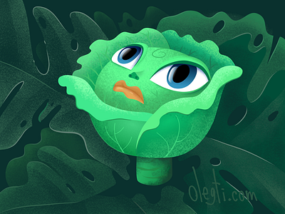 Mrs. Cabbage affinity affinitydesigner ipad vector