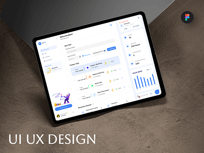 Today Task Dashboard Design dashboard design figma mockup design task management uiux uiux designer