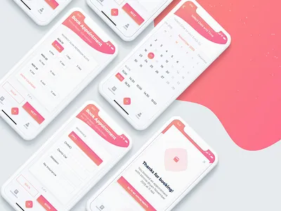 Doctor Appointment Booking Screens 1