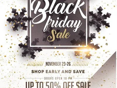 Black Friday Sale Flyer black friday black friday sale branding business cybermonday design flyer flyer design flyer template promo promotional design promotions sales template design