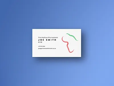 logo on business card branding business card business card design business cards design healthcare app logo vector