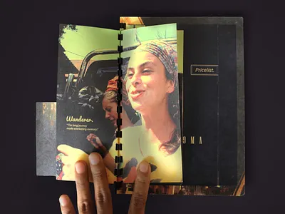 Enigma - Branding & Catalogue aesthetic book book design branding catalogue design coloring design digital editorial design editorial layout graphic graphic design logo photography photowork puzzle quotes vector vintage wanderer