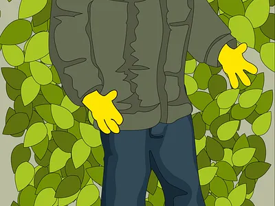 Simpsons style illustration character illustraion illustration simpson simpsons
