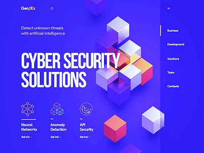 Cyber security website design css3 cyber graphics html security ui ux ux design vector web webdesign website wordpress