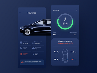 Tesla X Control Car App app app ui black car car app clean controls dark dashboard design driving ios mobile tesla ui vehicle