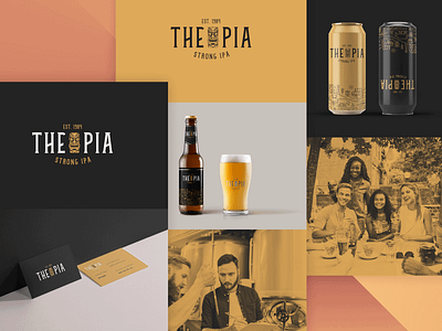 Branding || PIA BEER beer branding beer can beer label branding branding design can design color design logo mobile ui packaging packaging design packaging mockup typography web website