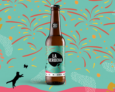 La Verbena - BeerCat CraftBeer abstract angels artwork barcelona cat cervesa cerveza colorful craftbeer disculpi dribblebeer enjoyyourbeer lovecats nit pendes pinyol santjoan verbena vilafranca