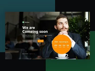 Coming soon page 2019 2019 trends agency clean ui concept coming soon page landing page website design